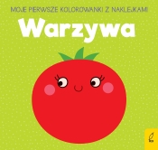 Moje pierwsze kolorowanki z naklejkami. Warzywa