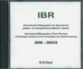 IBR Internationale Bibliographie 2003.1+2003.2 CD-ROM