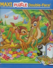 Puzzle dwustronne 2w1 Maxi 108 Bambi - <br />