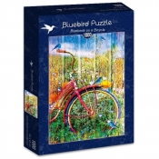 Bluebird Puzzle 1000: Czerwony rower z ptakami (70300)