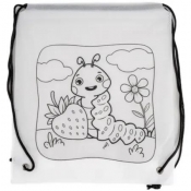 Worek szkolny do malowania Tinting gąsienica