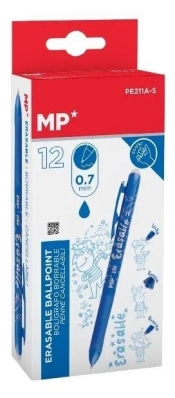 Długopis ścieralny niebieski (12szt)