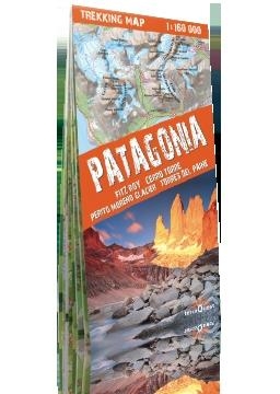 Patagonia trekking map 1:350 000 (laminat)