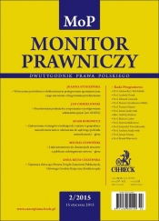 Monitor Prawniczy Nr 2/2015