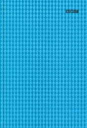 Brulion A5 Top-2000 w kratkę 96 kartek Vinyl Fluo niebieski - <br />
