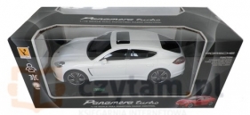 Porsche Panamera Turbo zdalnie sterowane skala 1:18 białe - <br />