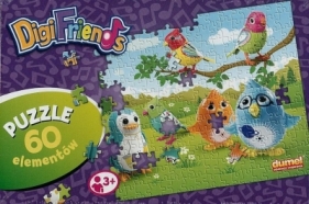 DigiBirds puzzle 60 elementów DUMEL (S88000) - DigiBirds