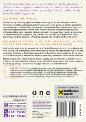 Hipnotyczna prezentacja w sprzedaży bezpośredniej - Batko Andrzej