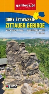 Mapa turystyczna - Góry Żytawskie w.pol-niem - Opracowanie zbiorowe