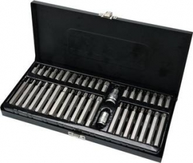 YATO KOŃCÓWKI HEX / TORX / SPLINE KOMPLET 40 elem. 0400