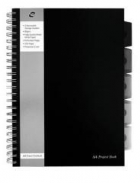 Kołozeszyt A4/250K # Pukka Pads BLACK ( SBPROBA4/SQ)