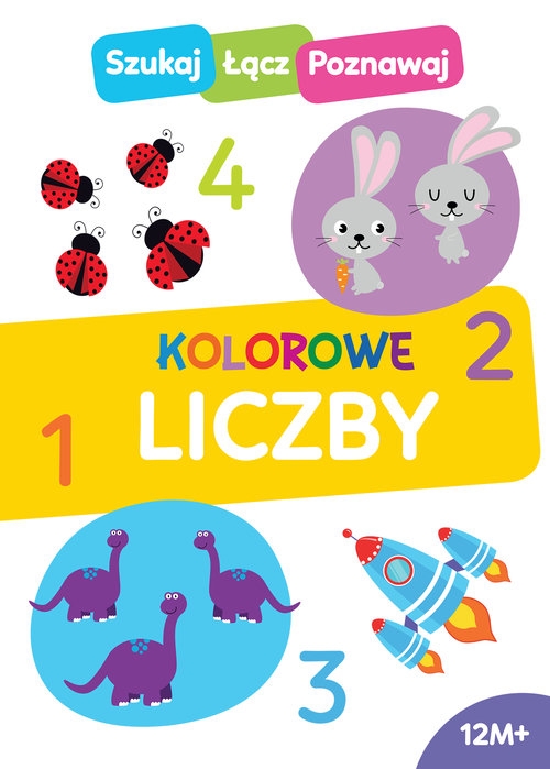 Szukaj łącz poznawaj Kolorowe liczby