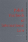 POLISH YEARBOOK OF INTERNATIONAL LAW TOM XXXV Opracowanie zbiorowe