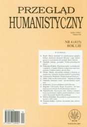 Przegląd humanistyczny 4/2009 - Opracowanie zbiorowe