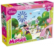 Puzzle dwustronne Myszka Miki 108 + mazaki (304-37490)