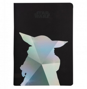 Coolpack, Zeszyt A5 w linię Disney 100 - Black Collection Yoda (61005PTR)