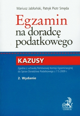 Egzamin na doradcę podatkowego Kazusy - Jabłoński Mariusz, Smęda Patryk