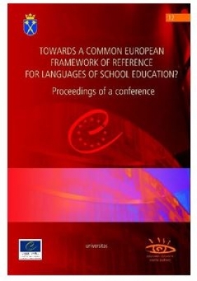 Towards a common european framework of reference for languages of school education? - Waldemar Martyniuk