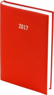 Kalendarz A5 tygodniowy Albit czerwony 2018