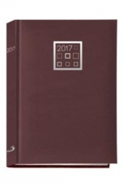 Terminarz 2017 A5 standard - bordowy