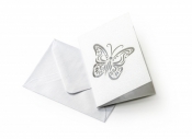 Zestaw koperta + karnet motyl (280992)