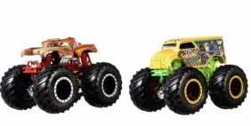 Hot Wheels Monster Trucks: Pojazdy 2-pak - Hotweiler vs Hound Hauler