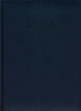 Kalendarz 2014 A4 31T Niebieski menadżerski tygodniowy - <br />
