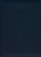 Kalendarz 2014 A4 31T Niebieski menadżerski tygodniowy - <br />