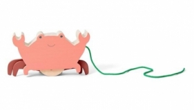 Drewniany krab do ciągnięcia