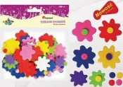 Dodatek dekoracyjny Craft-fun kształty piankowe samoprzylepne kwiaty i kropki