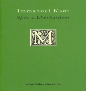 Spór z Eberhardem - Kant Immanuel