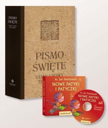 Pismo Święte A4 beż + Audiobook