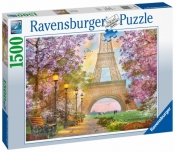 Ravensburger, Puzzle 1500: Miłosny Paryż (160006)
