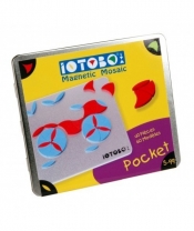 Puzzle Pudełko podróżne CD Pocket (niebiesko/czerwony) (ITB CD BR)