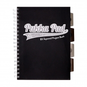 Kołozeszyt Pukka Pad Project Book B5/100k - Black Grey