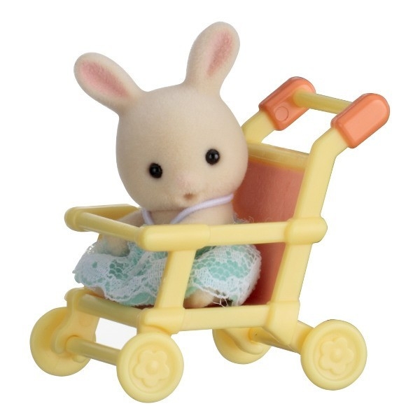 Przenośny zestaw dla dziecka (królik w wózku spacerowym)