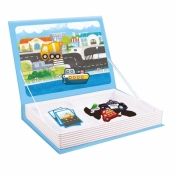 Książka magnetyczna - Puzzle Pojazdy