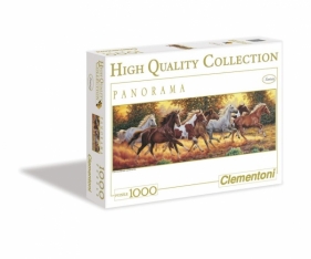 Puzzle 1000 High Quality Collection Panorama Running horses (31300) - <br />