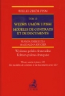 Wzory umów i pism Modeles de contrats et de documents Tom 13 + CD