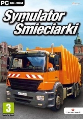 Symulator śmieciarki (+ metalowy model autobusu marki SIKU)