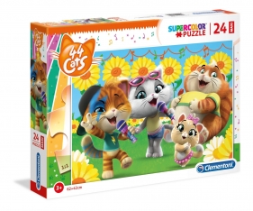 Puzzle Maxi SuperColor 24: Koty (28500)