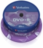 Płyta Verbatim DVD+R 4,7 GB x16 cake box 25 szt.