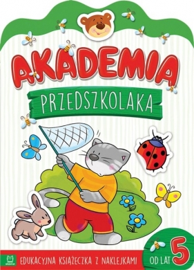 Akademia przedszkolaka od 5 lat. Edukacyjna książeczka z naklejkami - null null