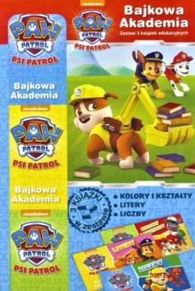Psi Patrol Bajkowa Akademia Kolory i kształty Litery Liczby