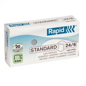 Zszywki Rapid standardowe 24/6 1m (24855600)