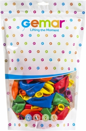 Balon gumowy Godan mix kolorów pastelowy 50 szt mix pastelowy 10cal (G90/80/50)