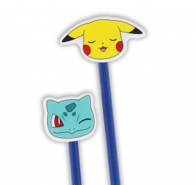 Zestaw ołówków z gumką Pokémon™, 2 szt