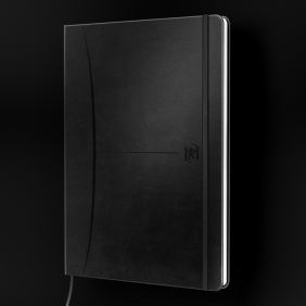 Notatnik Oxford Signature A5/80K, linia - czarny