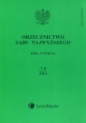 Orzecznictwo Sądu Najwyższego Izba Cywilna 7-8/2013