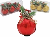 Bombka stroik 3szt MIX